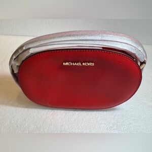 Michael Kors Red Cosmetic Bag